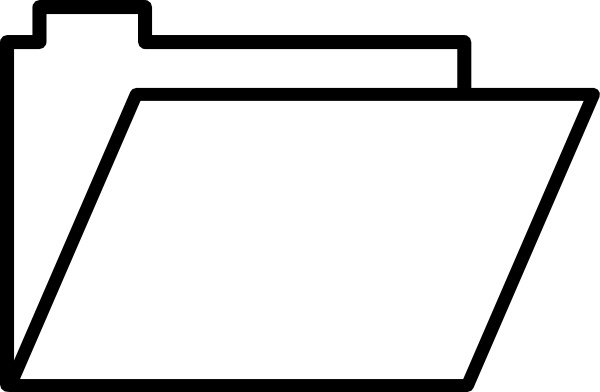 600x392 folder open clip art free vector in open office drawing