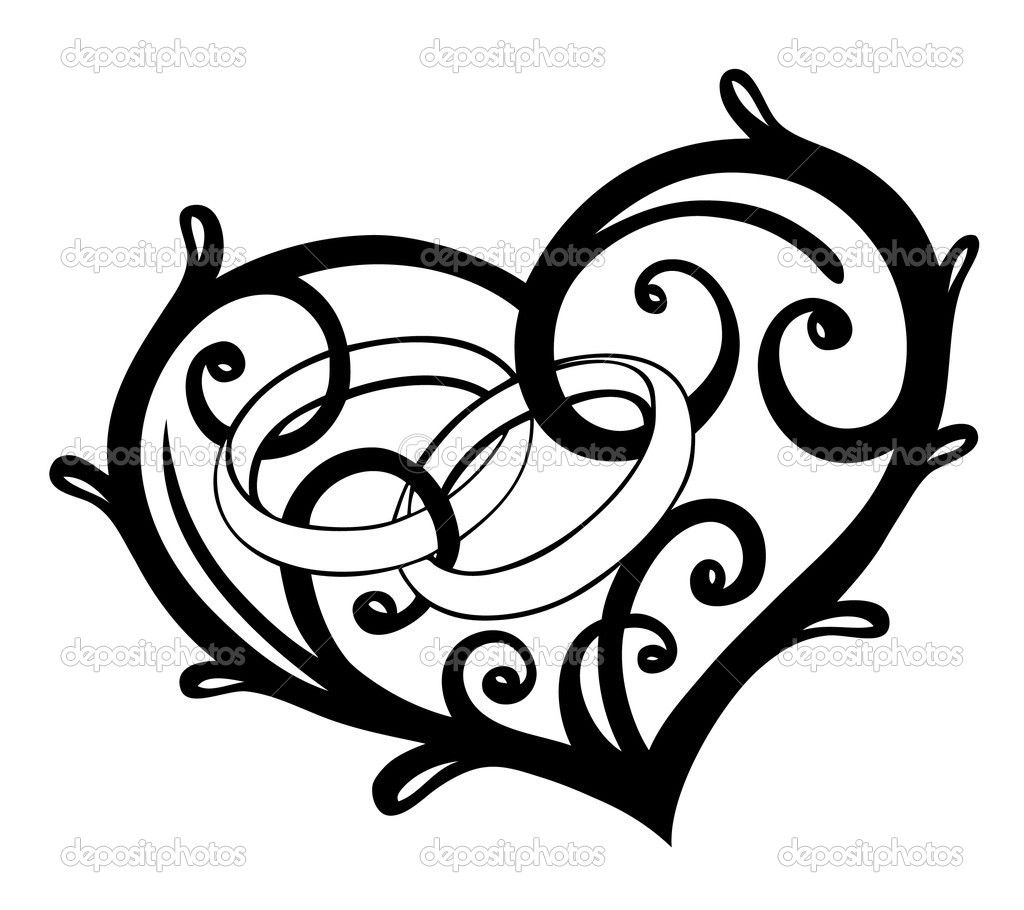 1024x910 How To Draw Filigree Heart Step