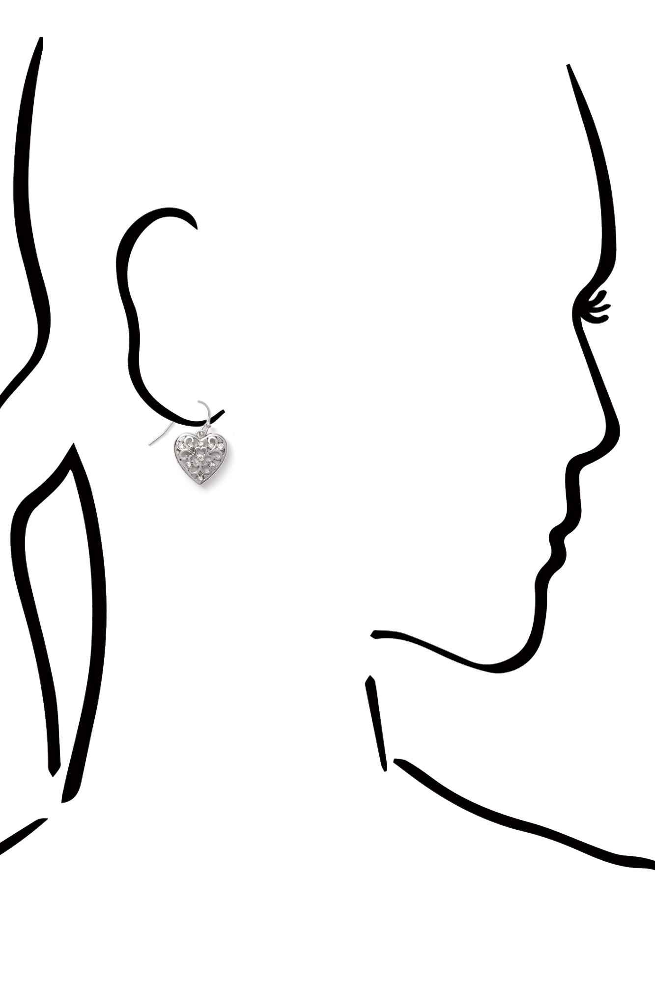 1333x2000 Brinkley Filigree Heart Earrings Charming Charlie