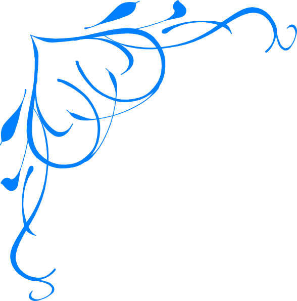 588x595 Victorian Filigree Line Drawing