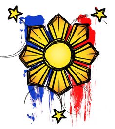 Filipino Flag Drawing