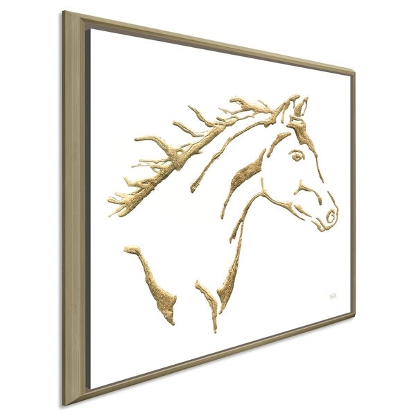 600x600 shop chris paschke gilded filly on white giclee stretched canvas