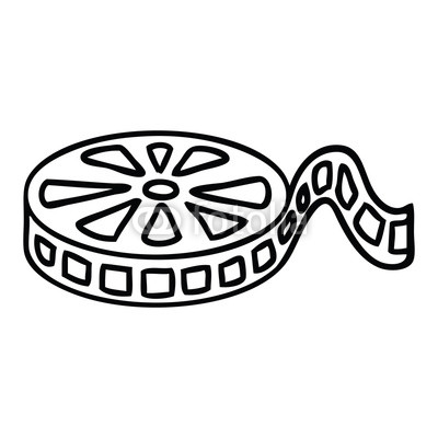 400x400 Line Drawing Cartoon Film Reel Buy Photos Ap Images Detailview