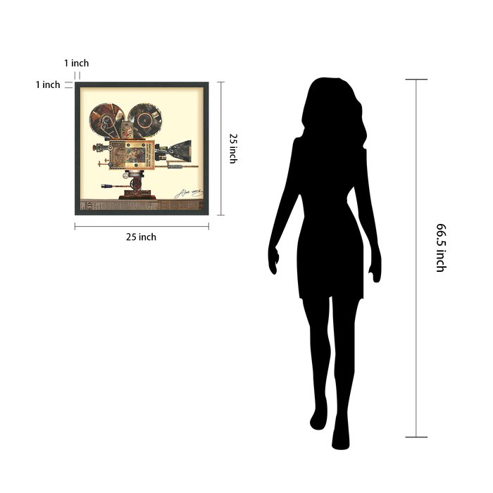 700x700 Trent Austin Design 'antique Film Projector' Graphic Art Print