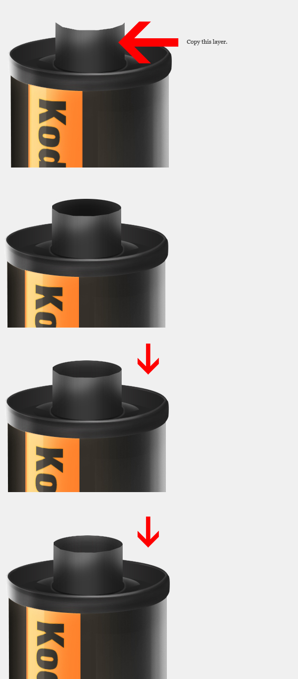 600x1366 Draw A Roll Of Camera Film In Photoshop