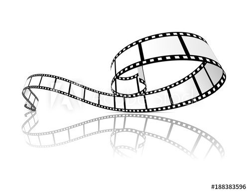 500x386 Film Strip Vector Illustration