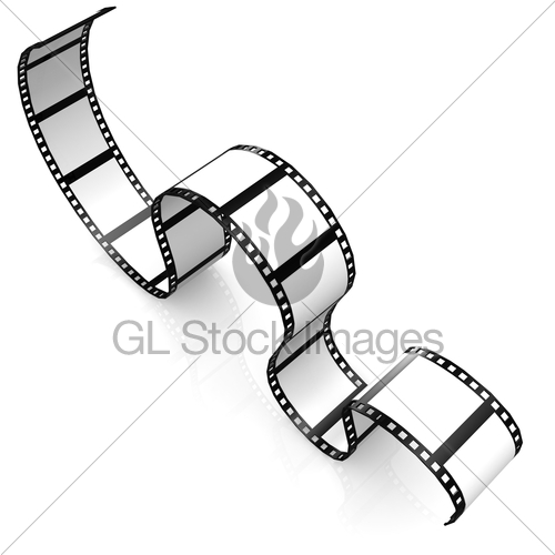 500x500 Isolated Film Strip Gl Stock Images