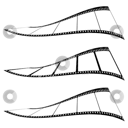 450x450 photo film strip twist stock vector