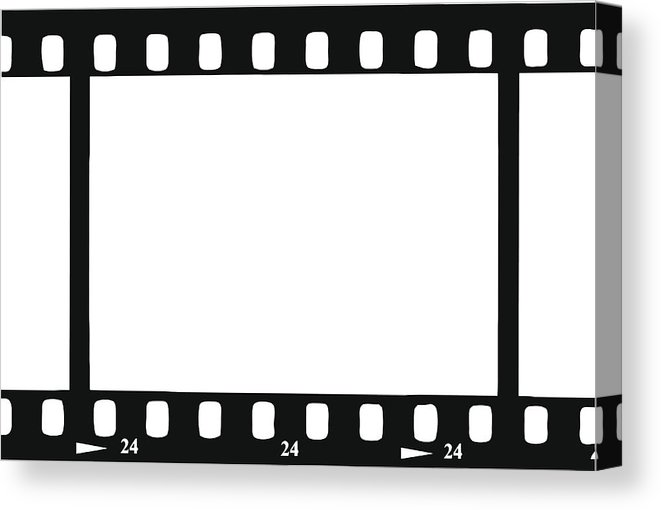 661x510 Black And White Film Strip Canvas Print Canvas Art