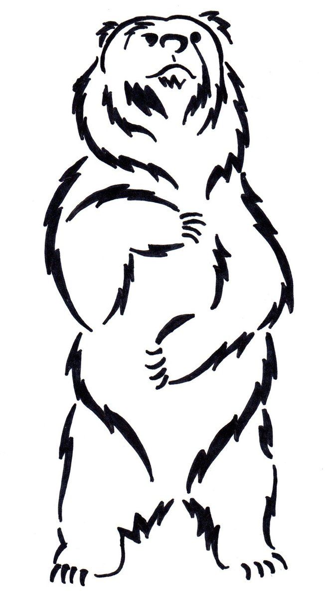 668x1196 the final grizzly bear tattoo i came up with for my boyfriend