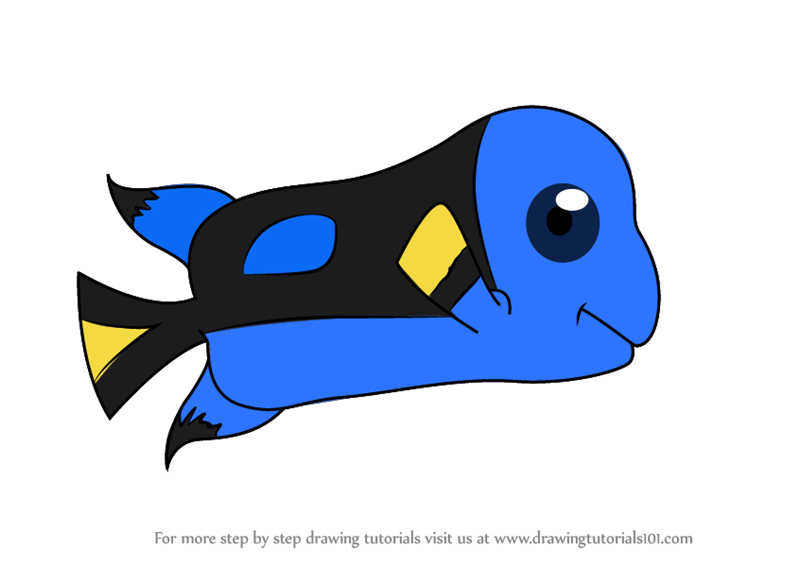 800x567 Learn How To Draw Chibi Charlie From Finding Dory