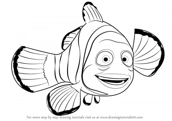 600x425 Finding Nemo Drawing