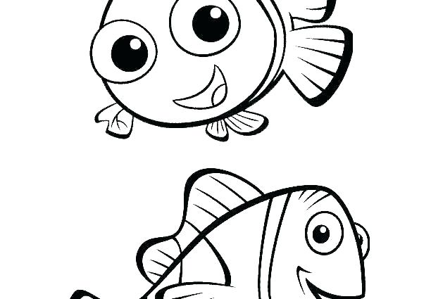 612x425 Finding Nemo Characters Coloring Pages To Print Out For Free