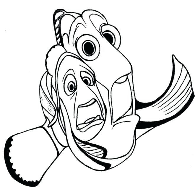 660x633 Finding Nemo Coloring Sheet