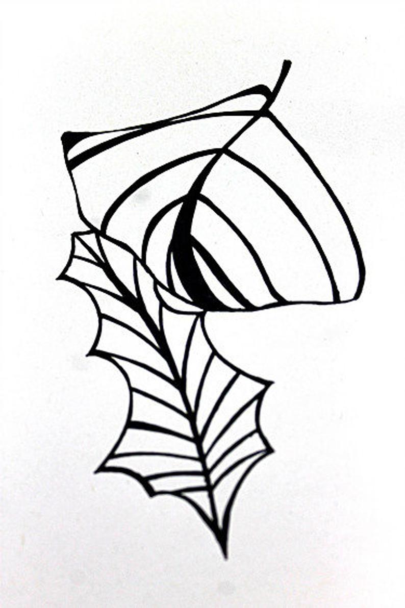 794x1192 Fine Art Print Leaves Etsy