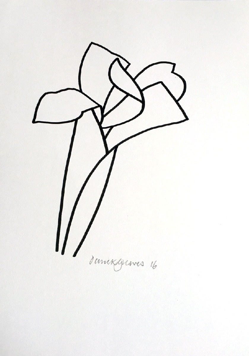 840x1200 Iris Drawing