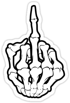 243x357 Middle Finger Drawing