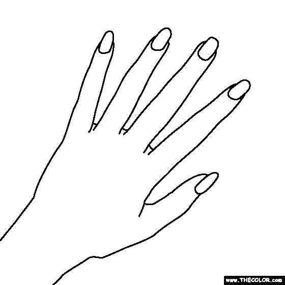 560x560 Nail Polish Coloring Page