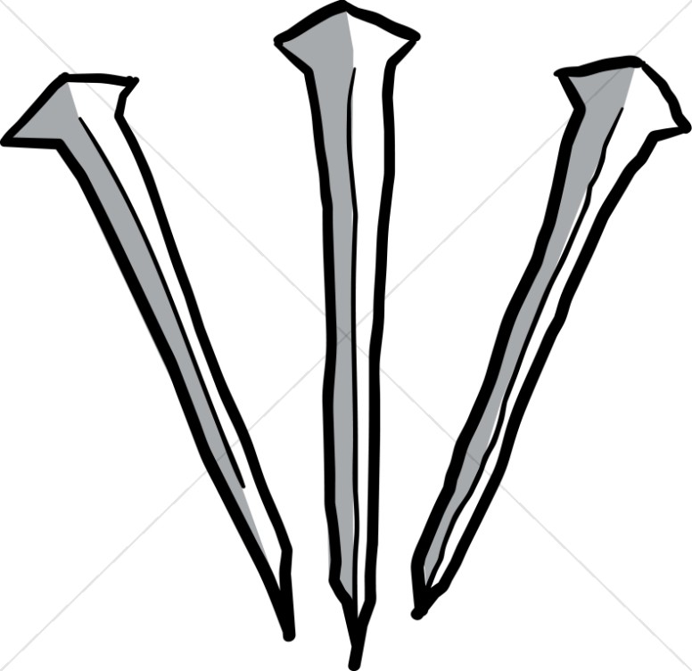 776x753 Three Nails Symbolic Good Friday Clipart