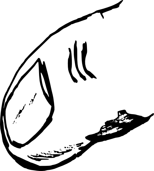 540x598 Finger With Nail Clip Art