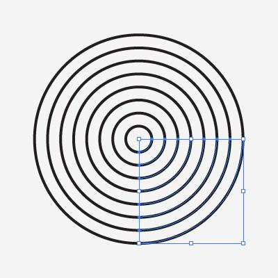 400x400 Draw Fingerprint Icon Using The Polar Grid Tool