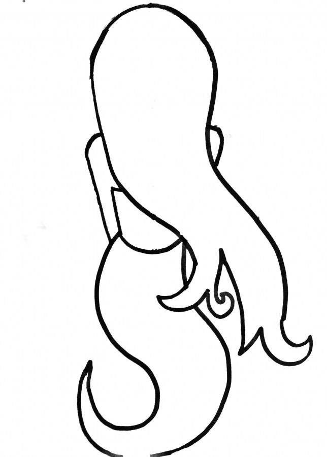 644x900 How To Draw A Mermaid