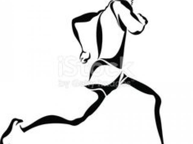 640x480 Finish Line Clipart Black And White