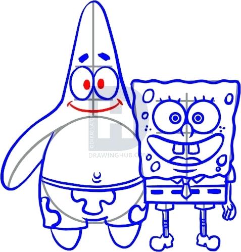477x499 How Do You Draw Spongebob Description In This Step Finish Off