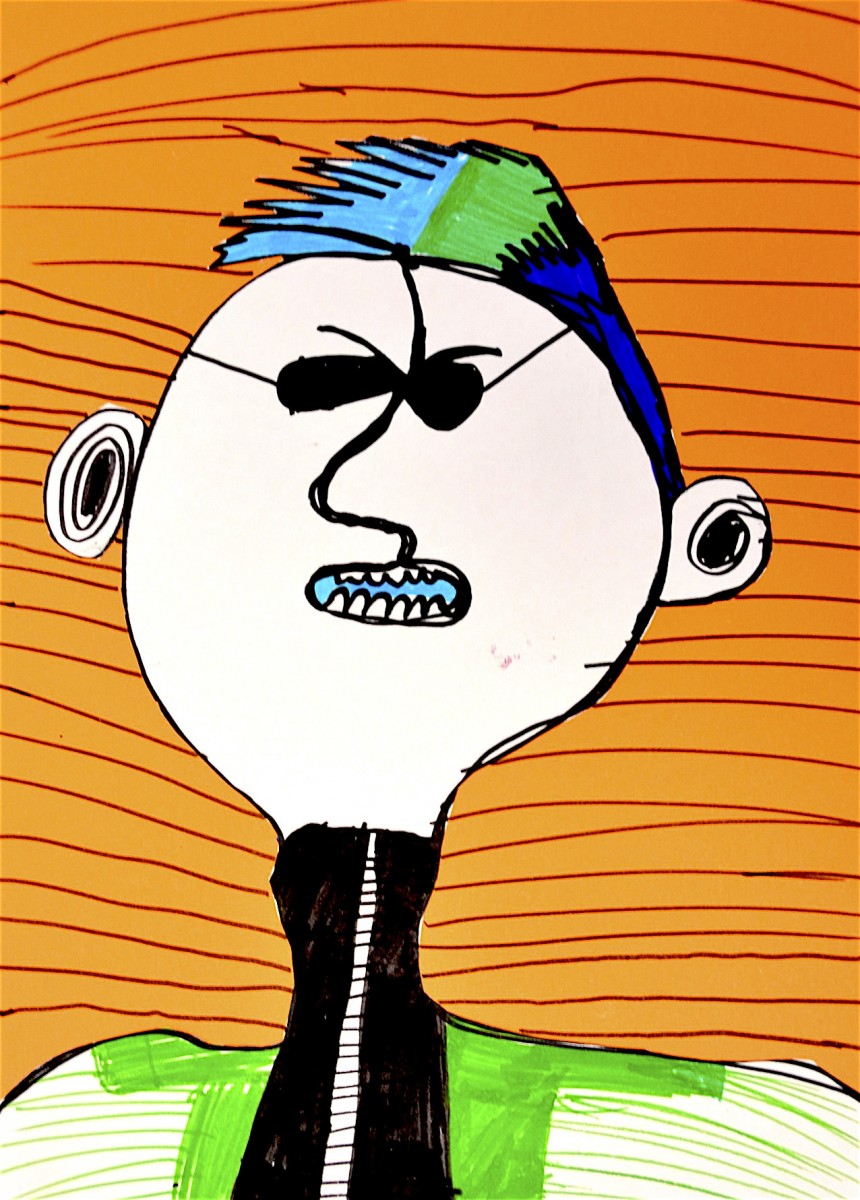 860x1200 Drawing A Face With A Single Line