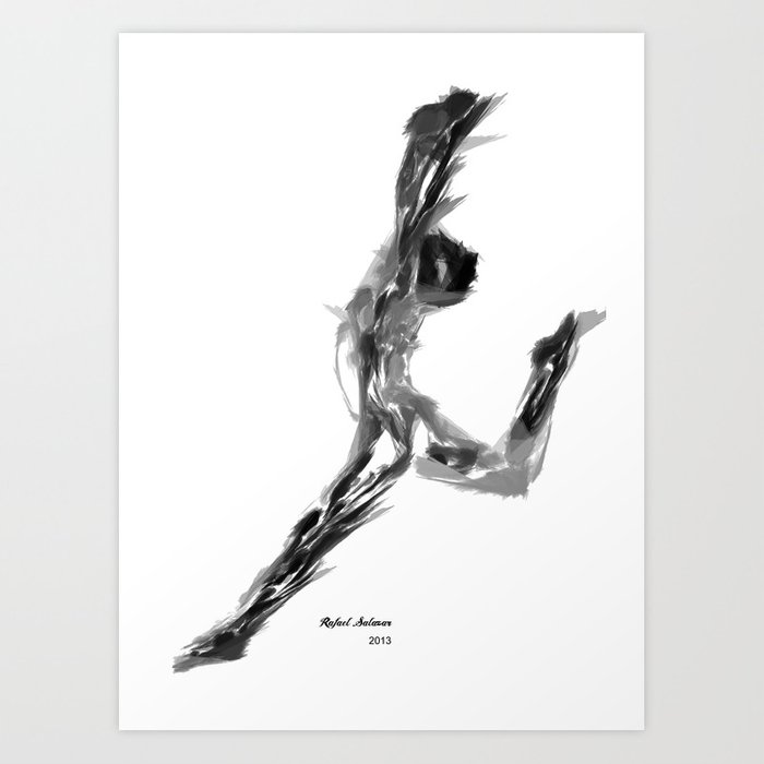 700x700 finish line art print