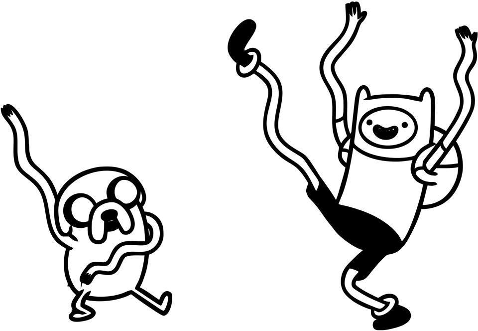 960x664 adventure time finn jake die cut vinyl sticker decal sticky
