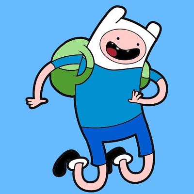 400x400 How To Draw Finn The Human Boy From Adventure Time Drawing Lesson