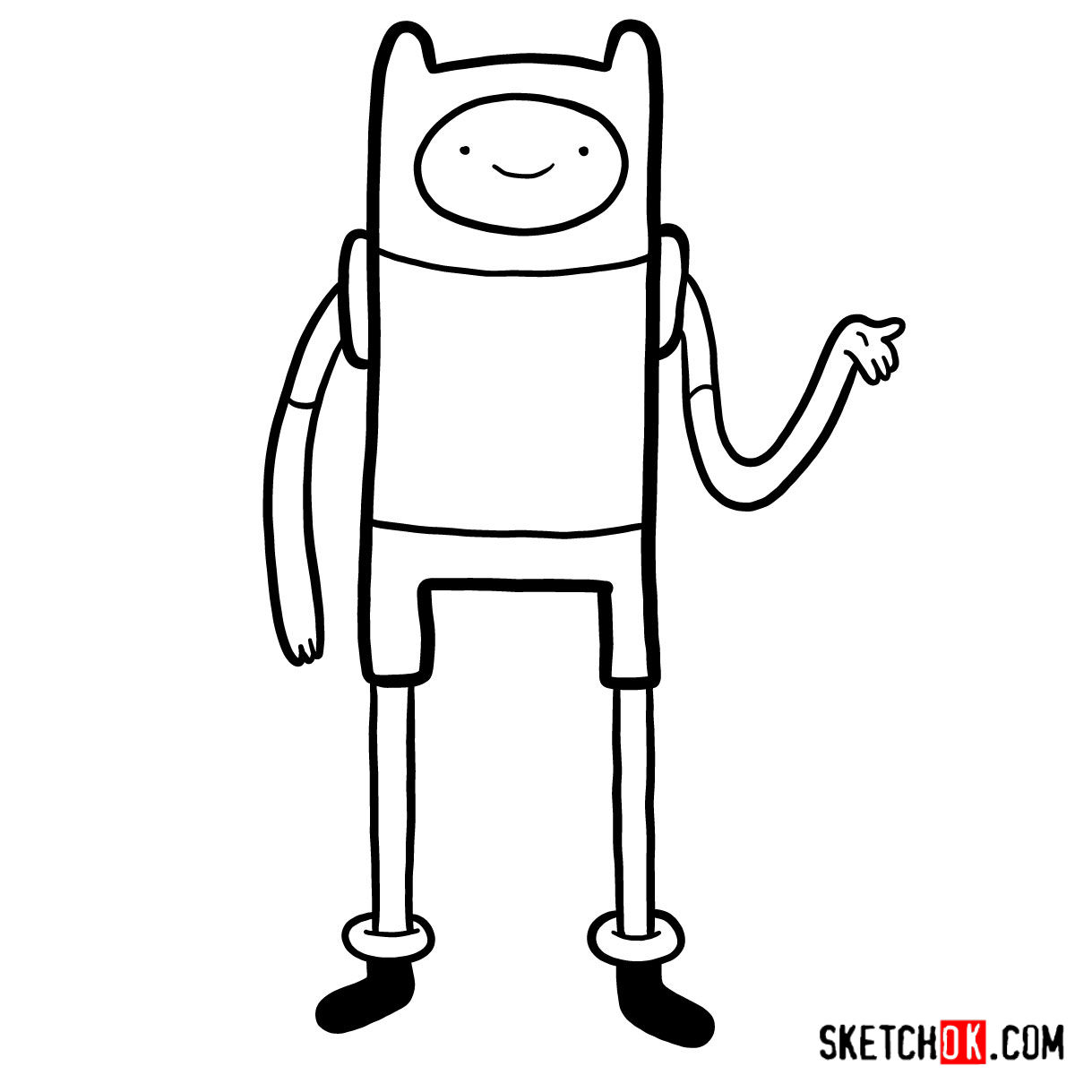 1200x1200 How To Draw Finn The Human
