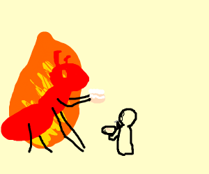 300x250 Giant Fire Ant Freaking Stealing Yo Cake