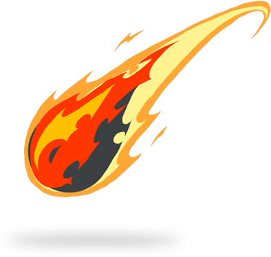 394x374 Download Comet Tail Drawing Fire Png Transparent