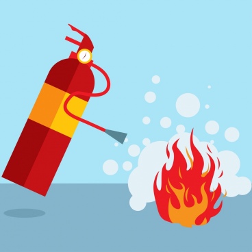 368x368 Vector Drawing Fire Extinguisher Free Vector Download