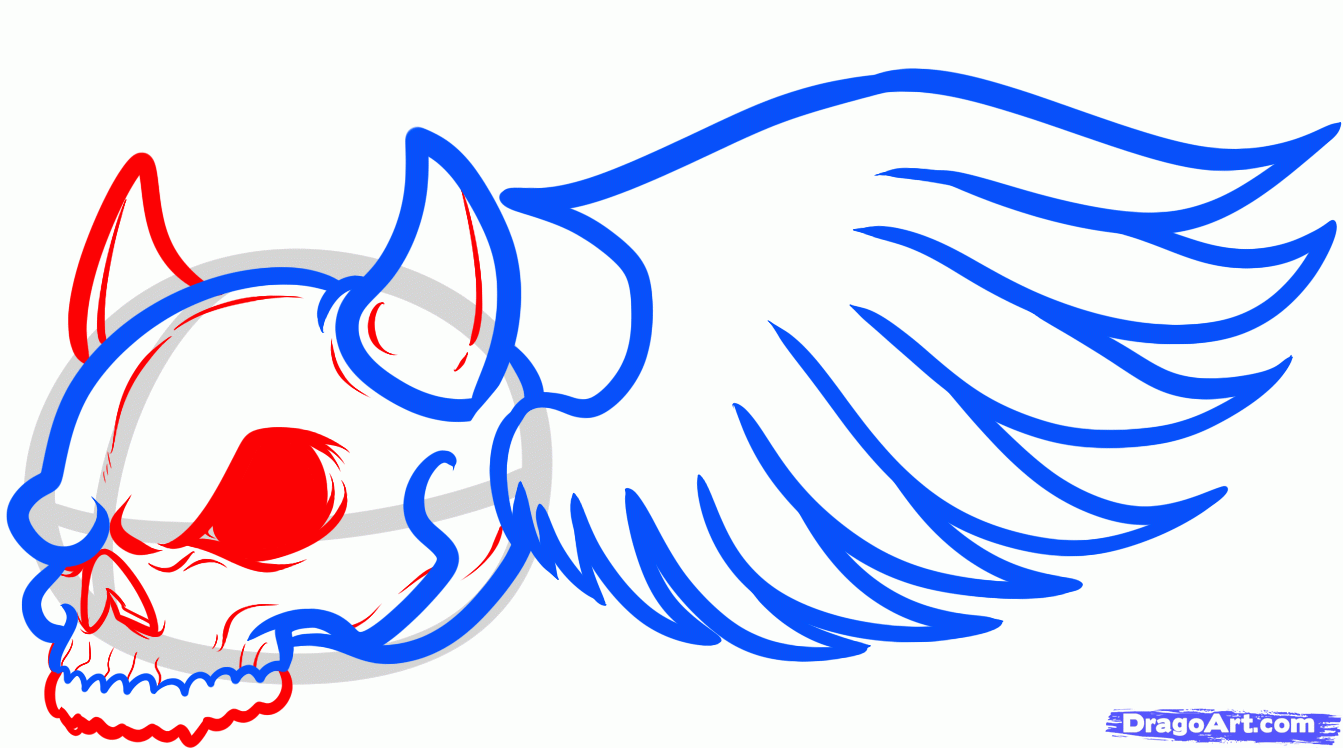 1343x748 Drawings Of Skulls On Fire Group With Items