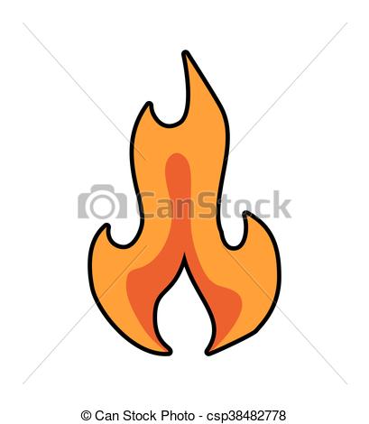 409x470 Flame Icon Fire Design Vector Graphic Fire Concept Represented