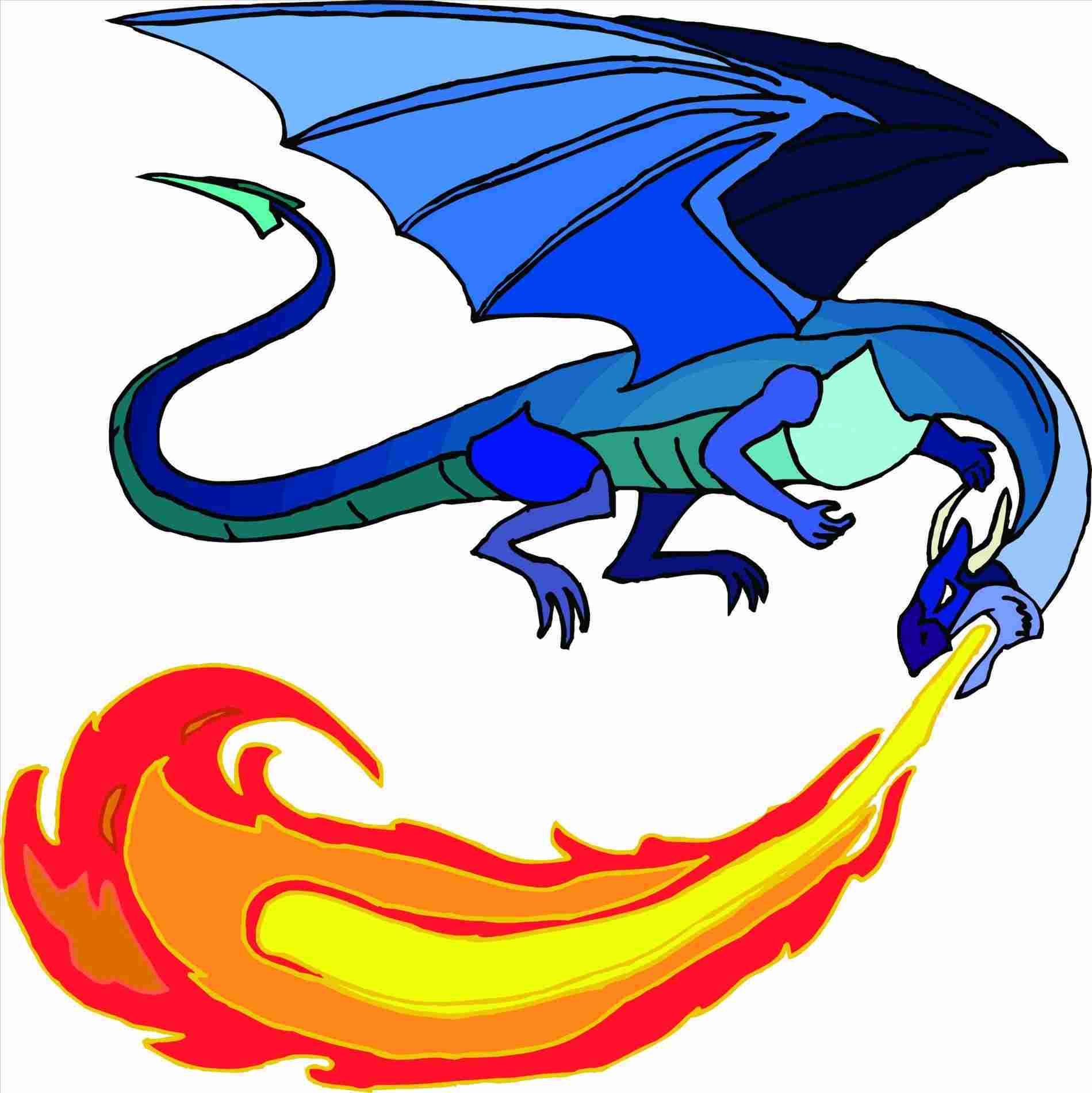 1899x1901 How Easy Drawing Fire Dragon To Draw A Step