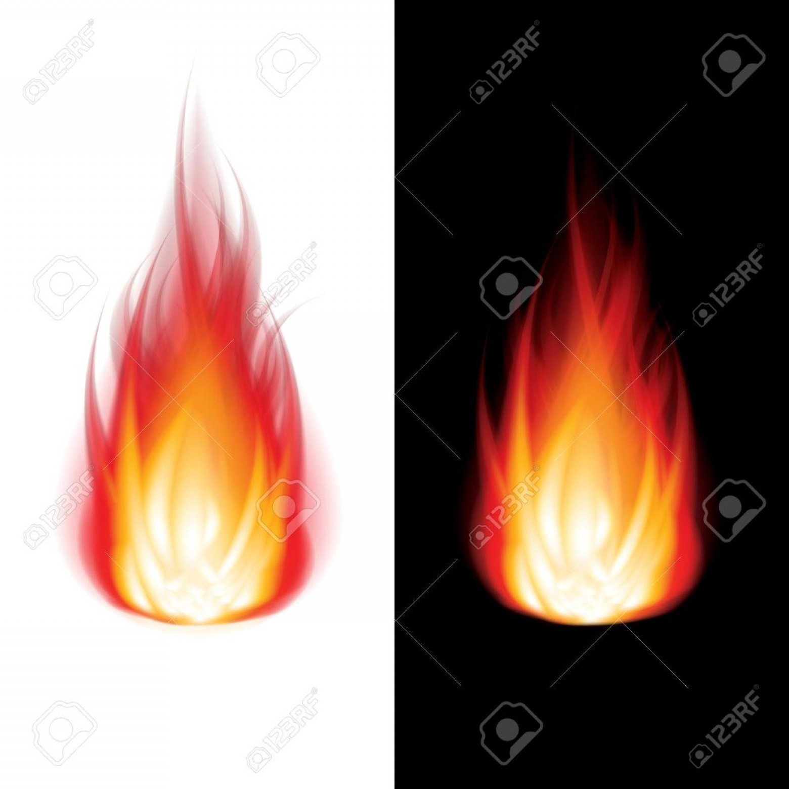 1560x1560 Hd Realistic Fire Drawing Vector Design Soidergi