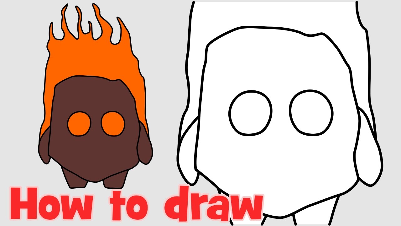 1280x720 How To Draw Fire Spirits Clash Royale Characters Step