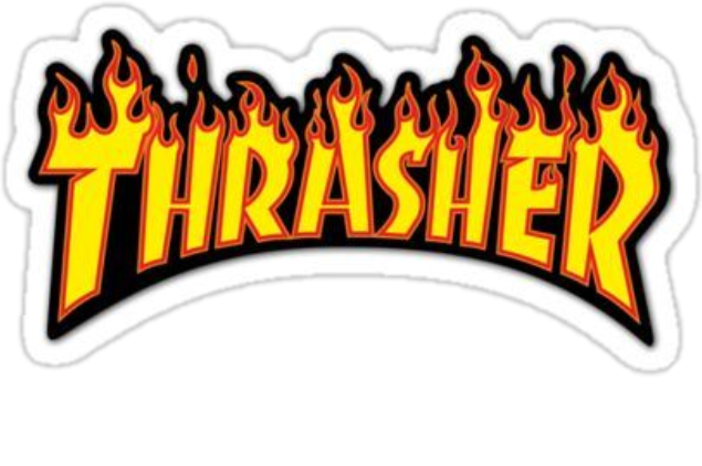 635x422 Thrasher Fire Tumblr Aesthetic Sticker