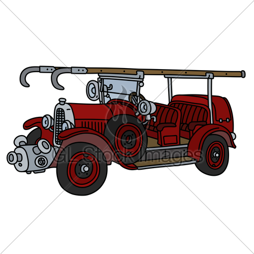 500x500 The Vintage Fire Truck Gl Stock Images