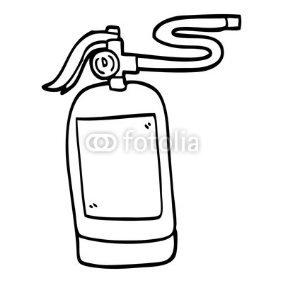 400x400 Line Drawing Cartoon Fire Extinguisher Buy Photos Ap Images