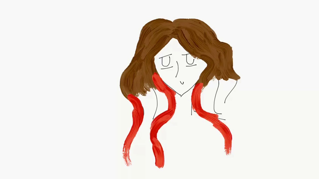 1280x720 Short Drawing Fire Girl