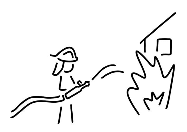 600x423 Fire Helmet Drawings Fine Art America