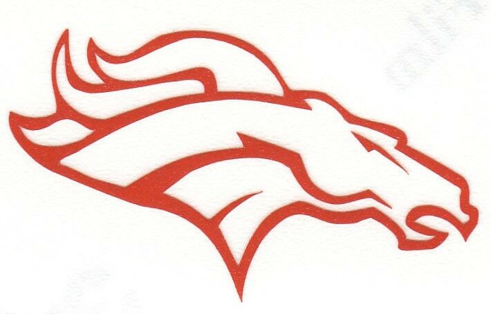 710x454 Reflective Denver Broncos Fire Helmet Motorcycle Hard Hat Decal