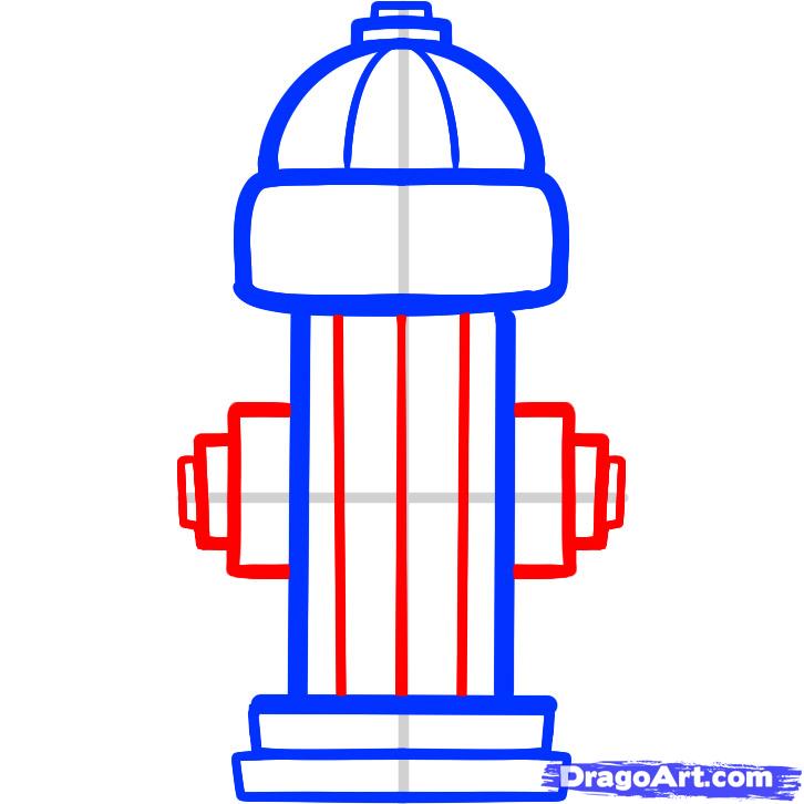 Как нарисовать гидрант