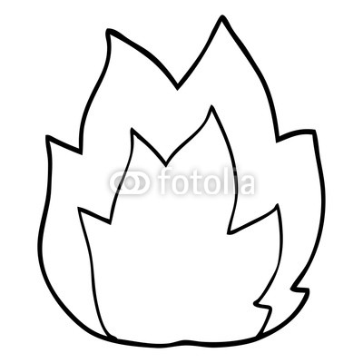 400x400 Line Drawing Cartoon Fire Explosion Buy Photos Ap Images