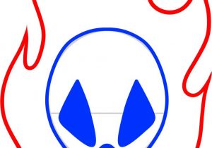 300x210 How To Draw A Skeleton Head With Fire How To Draw A Skull On Fire
